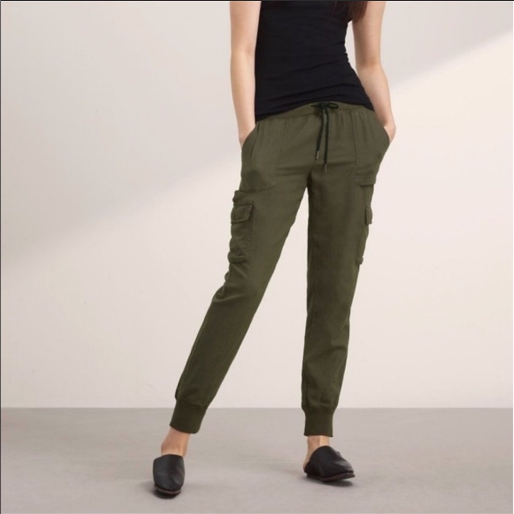 Aritzia Community - The Ion Pant in Dark Olive